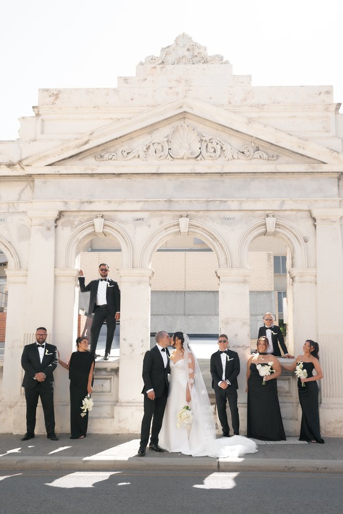 The wedding of Kiara Di Tullio and Michele Stelliano.