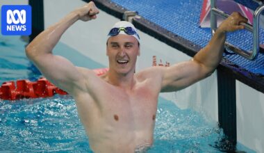 Australia's Cameron McEvoy breaks men's world 50 metres freestyle record