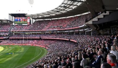 AFL announces grand final start time to remain 2.30pm in 2026 and 2027