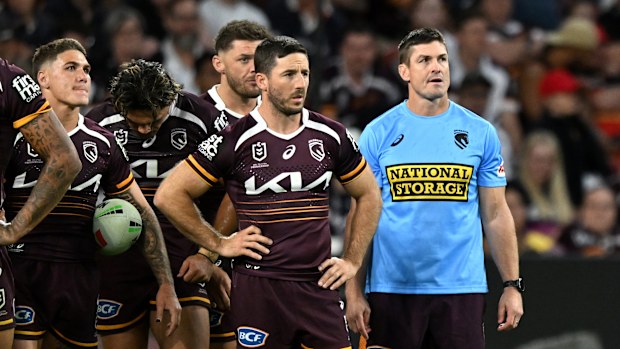 Broncos assistant coach Matt Ballin.