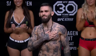 UFC fighter Gavin Tucker retires