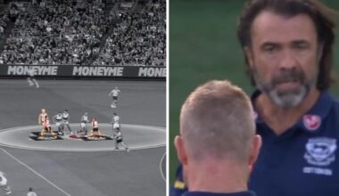 Collingwood 50m penalties against Adelaide for not standing on the mark, video, Nathan Buckley on Chris Scott’s spray, Garry Lyon says Jack Gunston can kick 100 goals