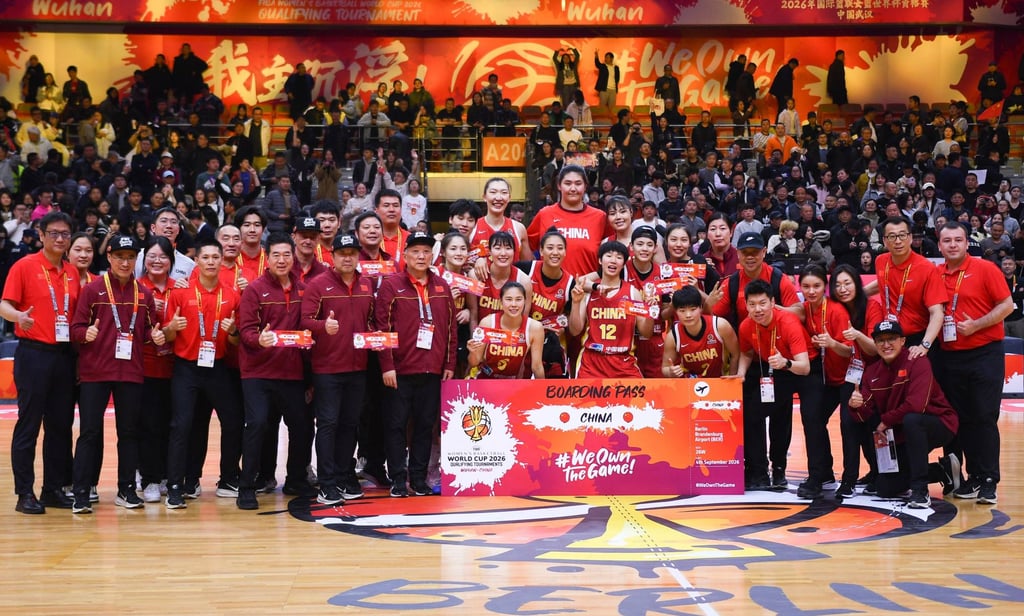 China’s win over the Czechs was their third of the Fiba World Cup qualifying tournament. Photo: AFP