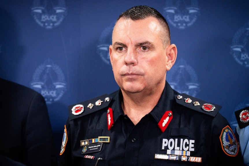 A man in a police uniform 