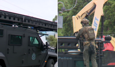 Man arrested after stand-off with suspected gunman at western Sydney brothel