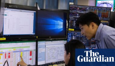 Stock markets slump amid Iran war as gas prices jump 30% to three-year high | Stock markets