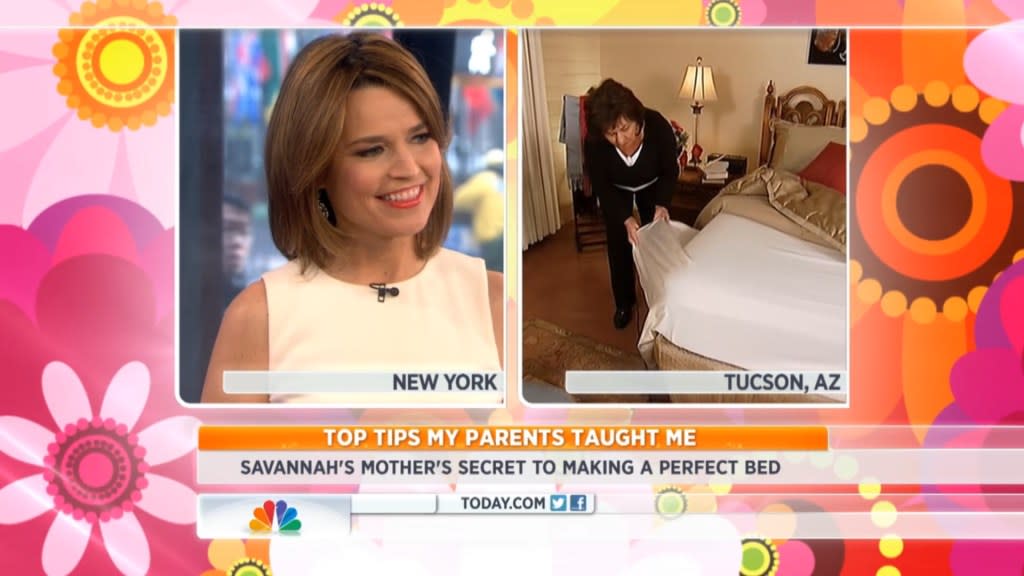 Savannah Guthrie admitted she rarely made her bed in the mornings. NBC