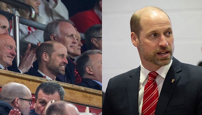 Prince William cheers on Wales after meeting rugby chiefs ahead ahead of match