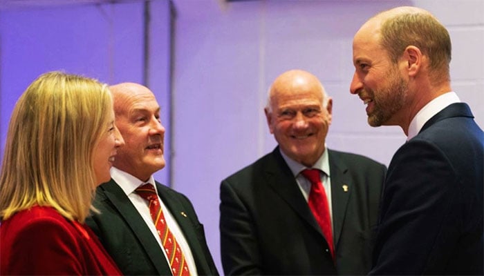 Prince William meeting with WRU CEO Abi Tierney