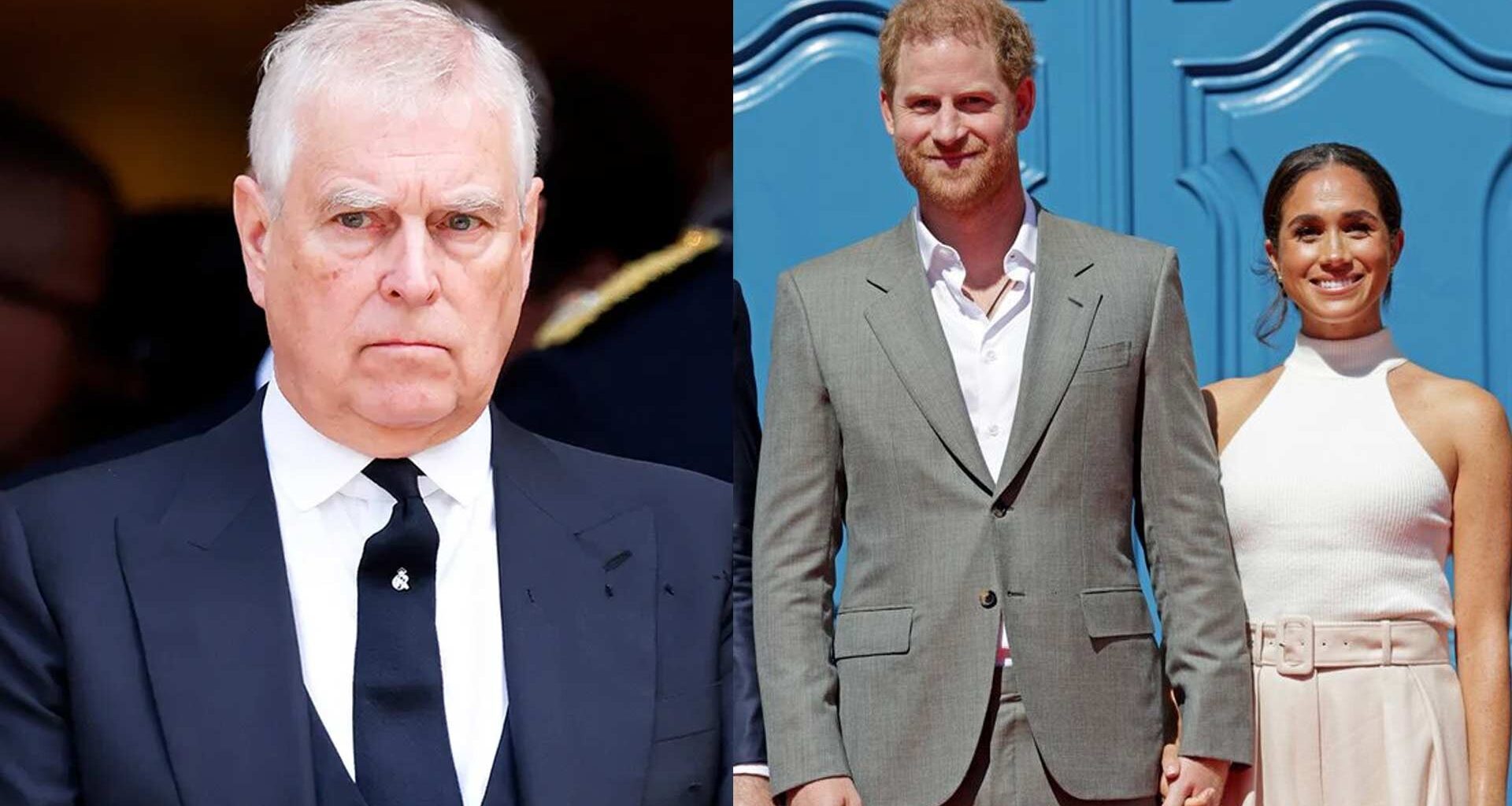 Andrew's bombshell comment about Meghan Markle: Harry's reaction
