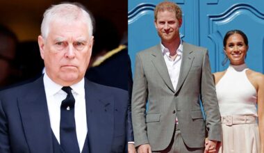 Andrew's bombshell comment about Meghan Markle: Harry's reaction