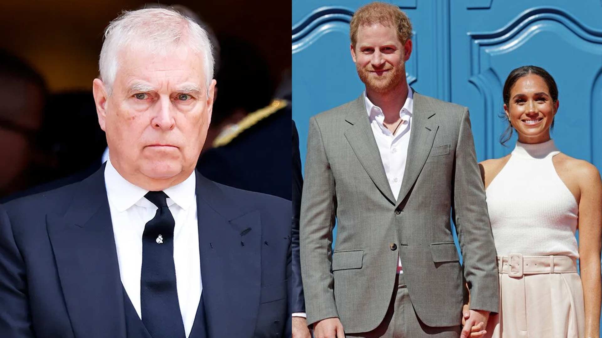 Andrew's bombshell comment about Meghan Markle: Harry's reaction