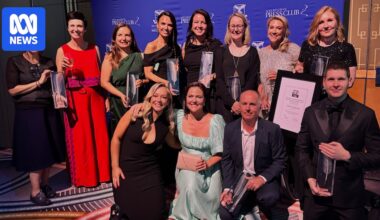 ABC reporters and camera operators dominate awards for excellence in Victorian journalism