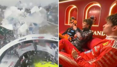 Oscar Piastri cooldown room comment and Ollie Bearman Suzuka crash expose rules flaw, video