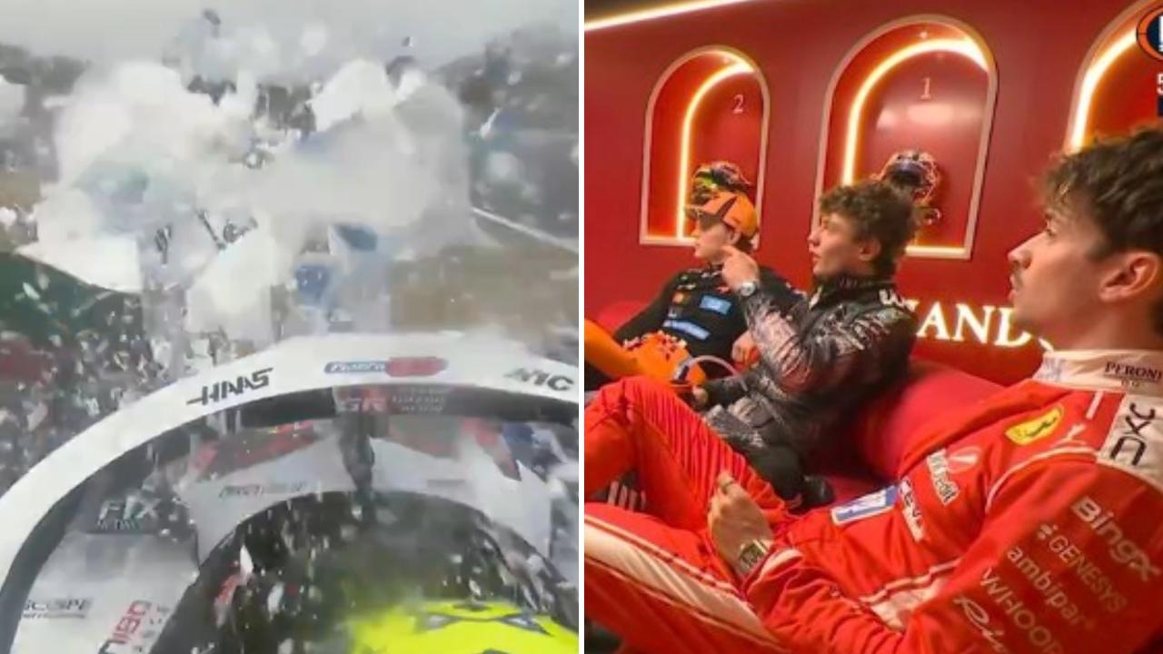 Oscar Piastri cooldown room comment and Ollie Bearman Suzuka crash expose rules flaw, video