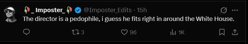 Screenshot from MELANIA TRUMP's post/X