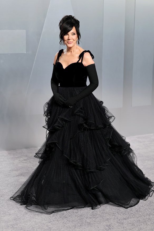 Kris Jenner in vintage Valentino.