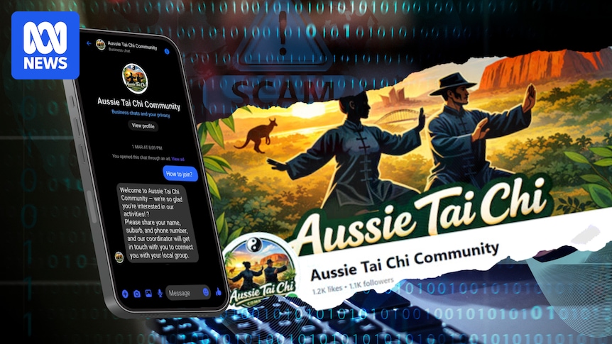 Scammers target Australians with 'free' tai chi classes ad to trick them into downloading malware