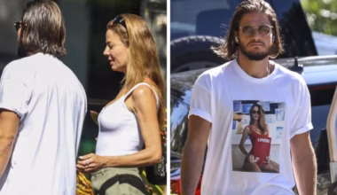 Artist Dina Broadhurst spotted with boyfriend in Double Bay