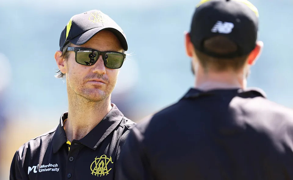 Beau Casson, pictured here before a Western Australia Sheffield Shield game.