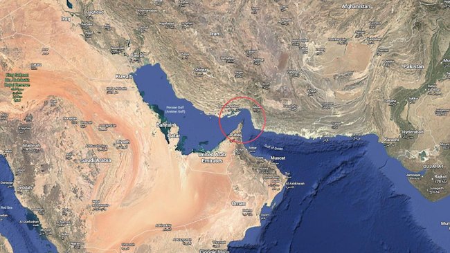 The Strait of Hormuz is a critical chokepoint in the Gulf, currently crowded with cruise and cargo vessels as regional tensions escalate.