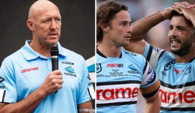 Craig Fitzgibbon extension masks Cronulla Sharks spine issues, Nicho Hynes, Braydon Trindall, William Kennedy, Round 4
