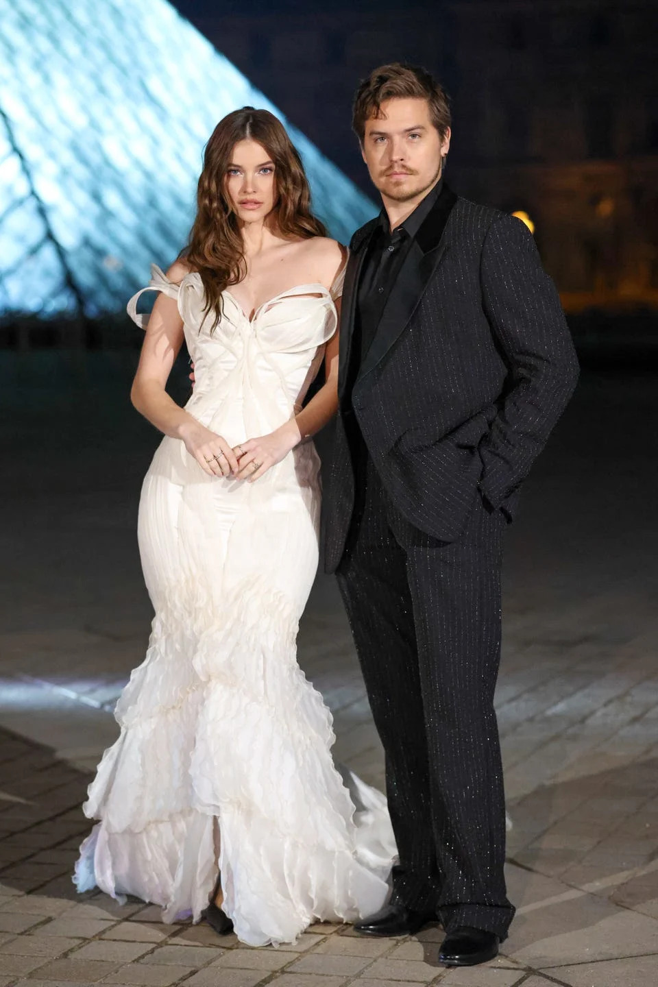 the grand dîner du louvre arrivals photocall