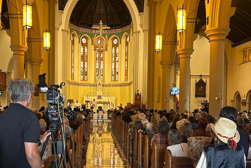 interior cathedral service