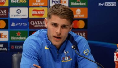 Micky van de Ven fires back at claims Tottenham players don’t care about relegation, Champions League Round of 16, Spurs v Atletico Madrid, press conference, video, latest