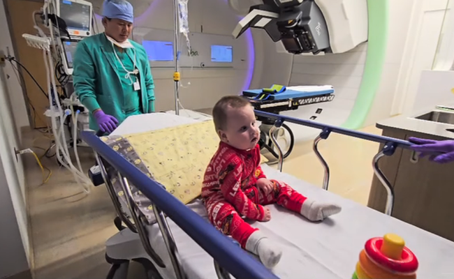 Baby Cruz was diagnosed with a rare and aggressive brain cancer in 2024.
