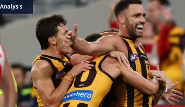 Sam Mitchell’s Hawthorn Hawks showed their toughness, along with their talent in a comeback win over the Sydney Swans on Thursday night