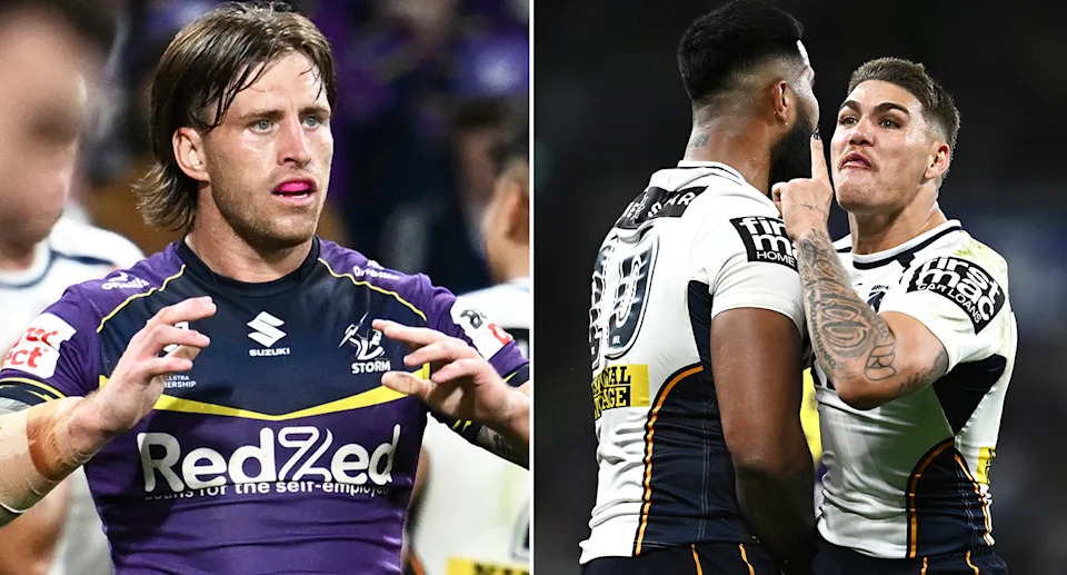 Cameron Munster, Reece Walsh and Payne Haas.