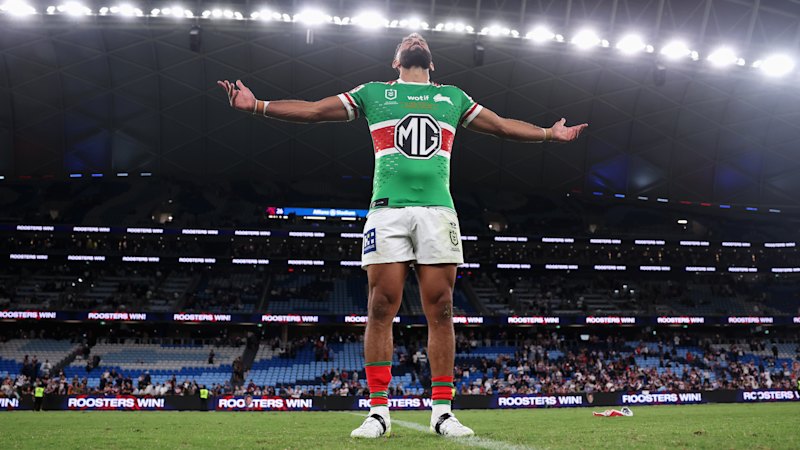 Alex Johnston broke the try-scoring record. Now he will get a statue outside South Sydney Rabbitohs headquarters