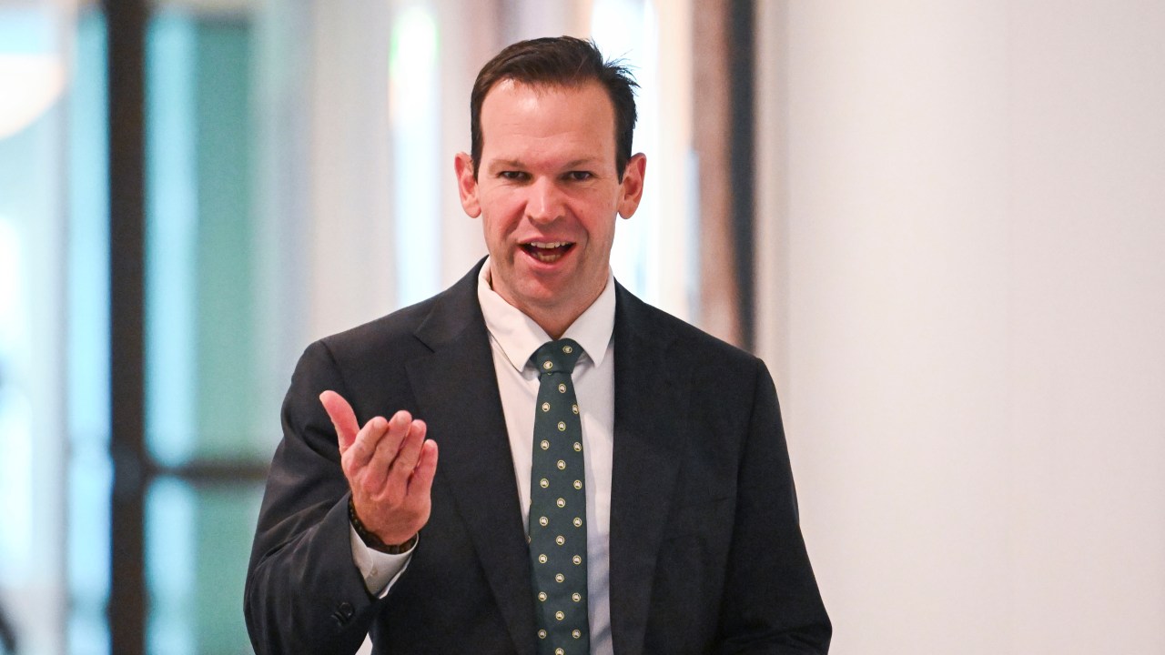 Nationals elect Matt Canavan as party leader and Darren Chester as deputy, after shock resignation of David Littleproud