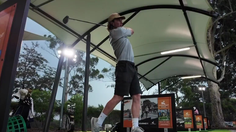 Former AFL star Jayden Hunt chases PGA Tour dream with month to qualify.