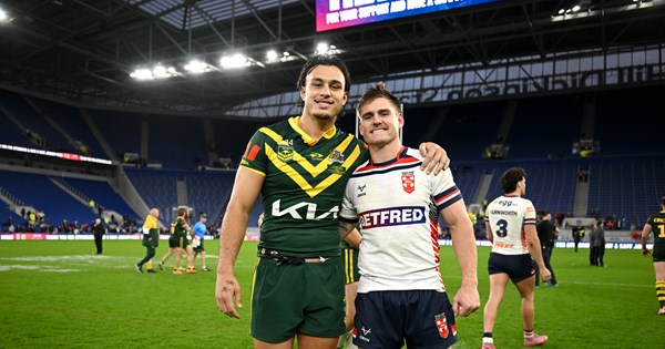 Multicultural Round, NRL Round 3, AJ Brimson, Rugby League World Cup, Gold Coast Titans, Cowboys v Titans, England