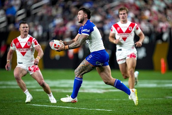 Bronson Xerri playing for Canterbury in Las Vegas.