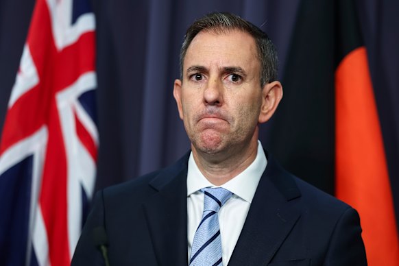 Treasurer Jim Chalmers on Tuesday.