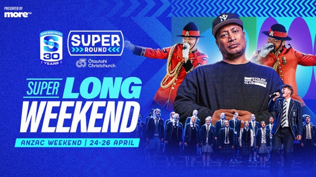 New Zealand icon Scribe to headline blockbuster entertainment line-up at historic Super Rugby Pacific Super Round