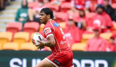 Selwyn Cobbo, The Dolphins, NRL season 2026, Round 2, Dolphins v Titans