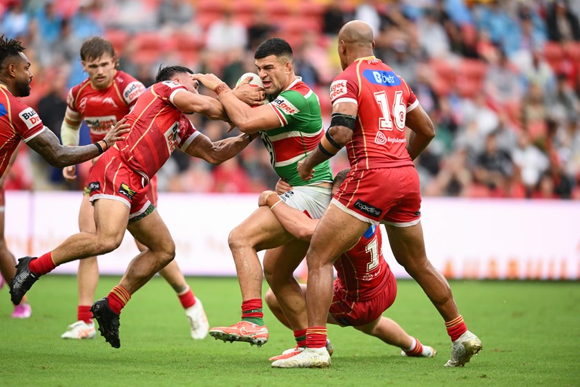 David Fifita proved a handful in his first game for the Bunnies.