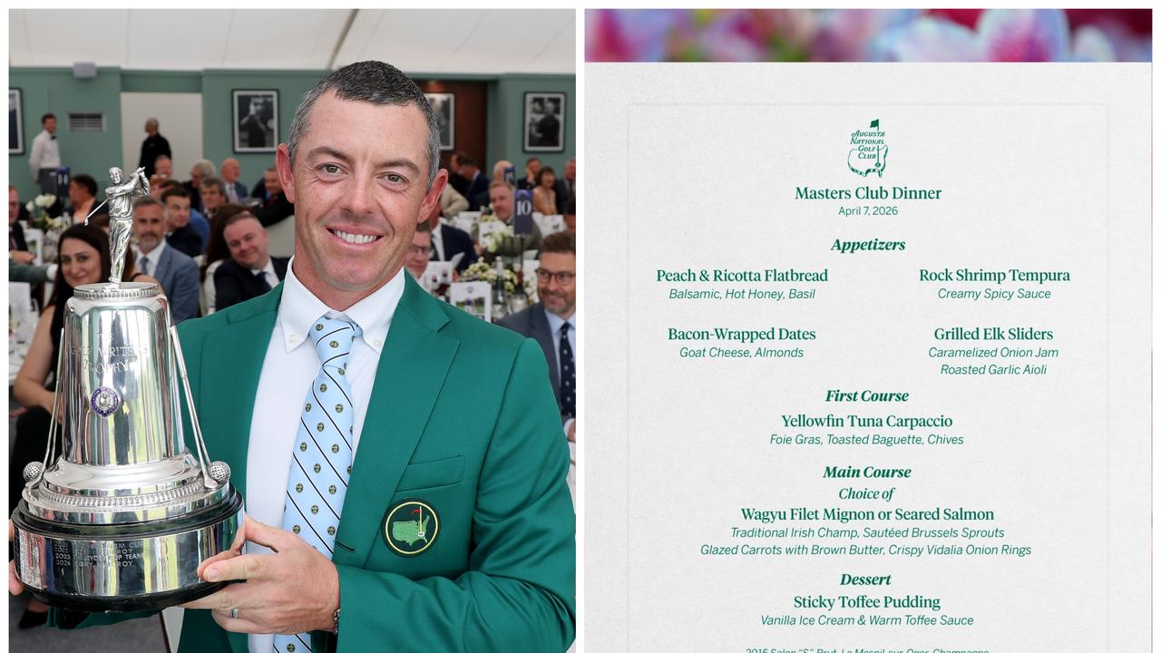 Rory McIlroy reveals champions dinner menu, back injury, green jacket, Augusta National, latest news, pictures, photos