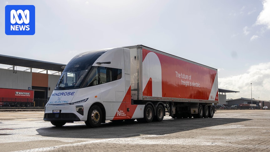 Electric trucks trade diesel for batteries to make their mark on Australian roads