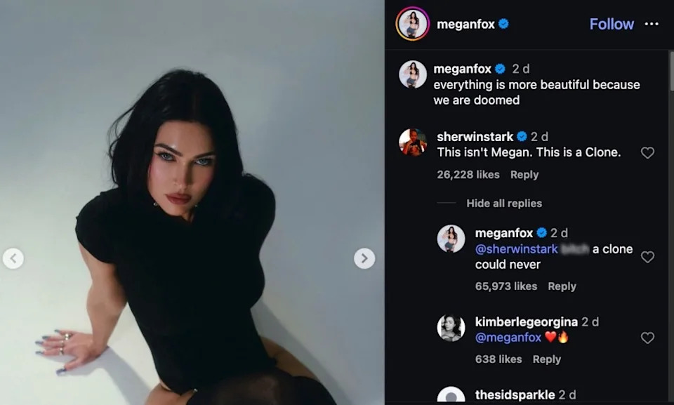 Photo Credit: @meganfox/Instagram