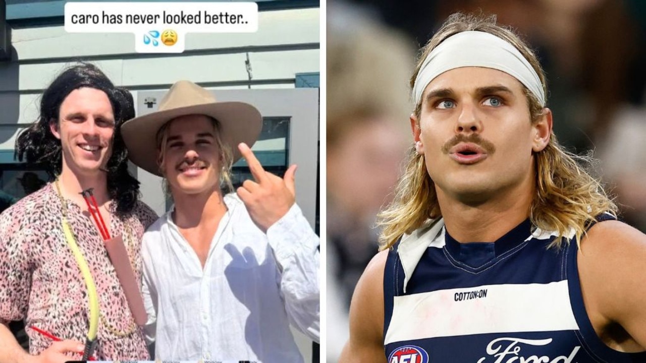 Caroline Wilson teed off on Bailey Smith for his Mad Monday post. Image: Instagram/Getty
