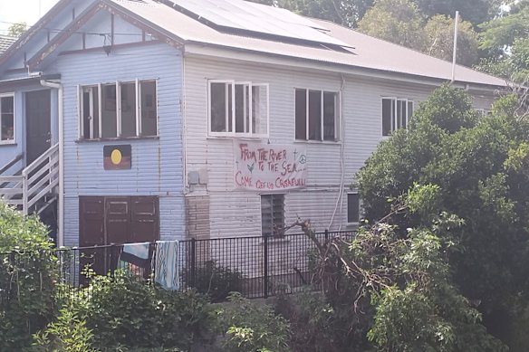 The community home says it is based around values of “activism, environmental consciousness, prayer, hospitality, [and] living simply.”