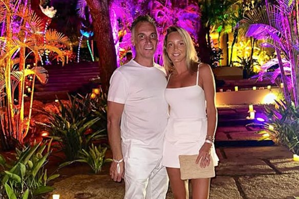 Antony and Stefanie Catalano in 2024.