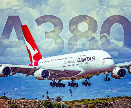 Qantas Airbus A380 Custom Thumbnail
