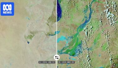 March one of the wettest on record as inland Australia faces second round of flooding