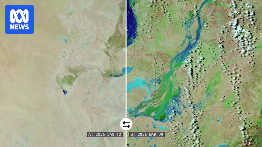 March one of the wettest on record as inland Australia faces second round of flooding